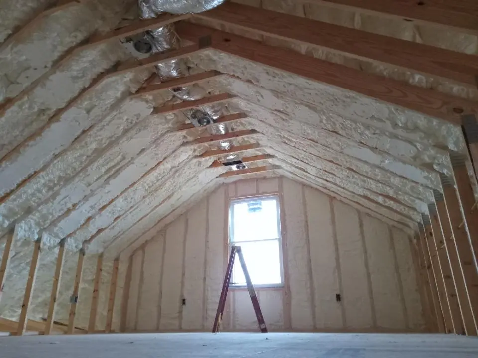 Spray foam roofing application for Crawl Space Insulation project in Four Corners